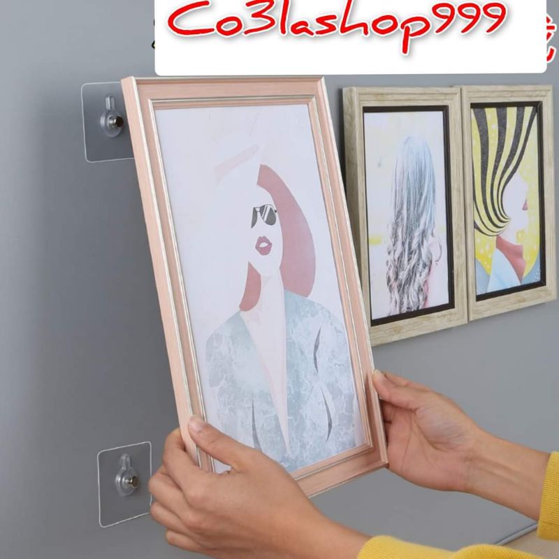 Miếng dán treo tranh, kệ, lưới sắt mẫu đinh tán (1 CÁI)