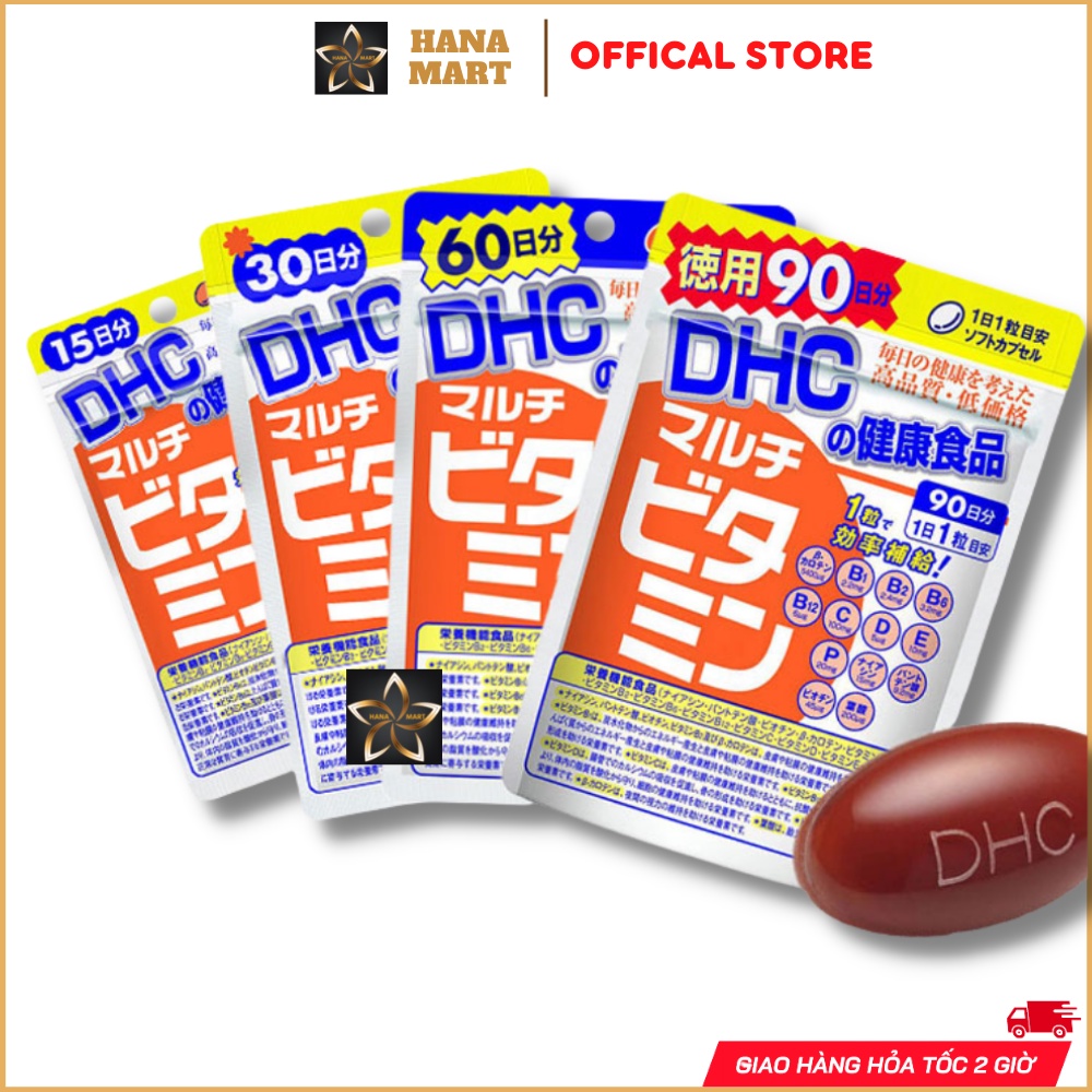 Viên uống bổ sung Vitamin tổng hợp DHC Multi Vitamins nội địa Nhật Bản