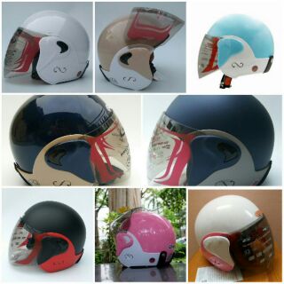 [Cam kết chính hãng] Mũ bảo hiểm GRS A318 Kính dài nam nữ