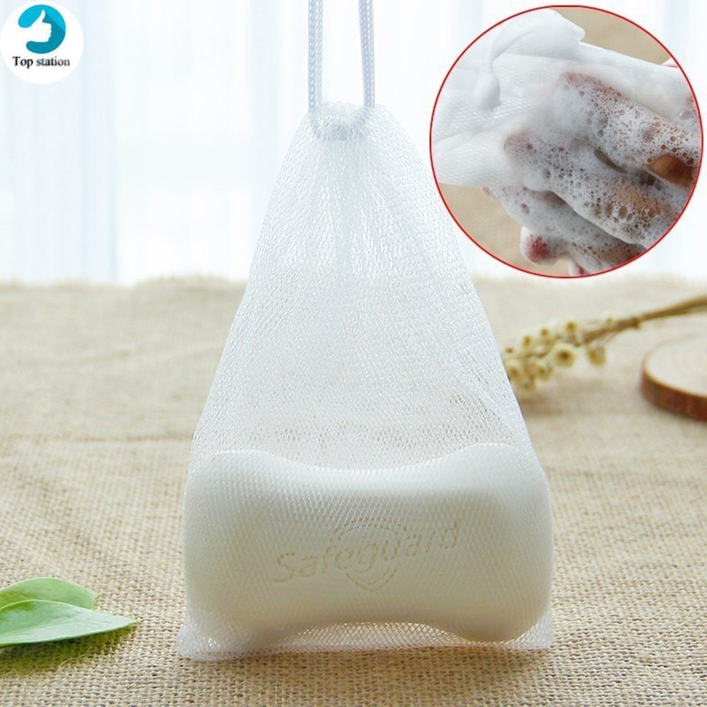 [Hàng mới về] Túi Lưới Tạo Bọt Đựng Xà Phòng Thủ Công