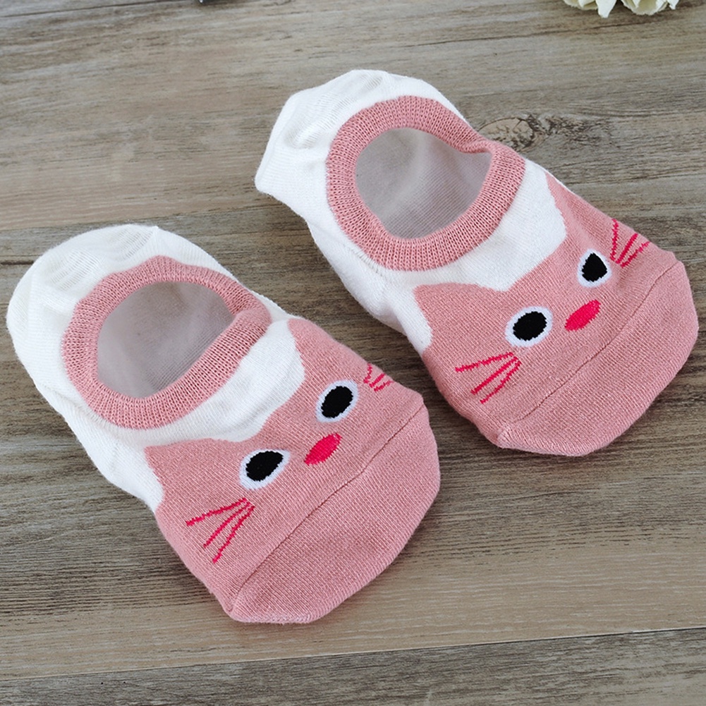 Vớ cotton chống trượt xinh xắn dành cho nữ