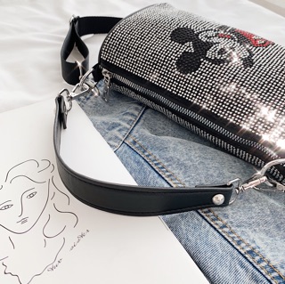 Túi trống Mickey đính đá
