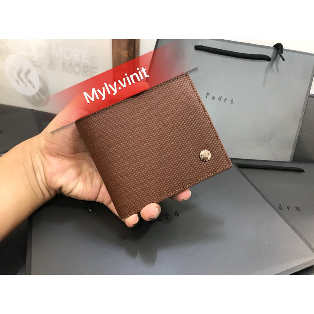 Ví nam Pedro da đẹp xước bên trong nhiều ngăn hàng cao cấp full box và túi giấy hãng ( Có Hộp) | BigBuy360 - bigbuy360.vn