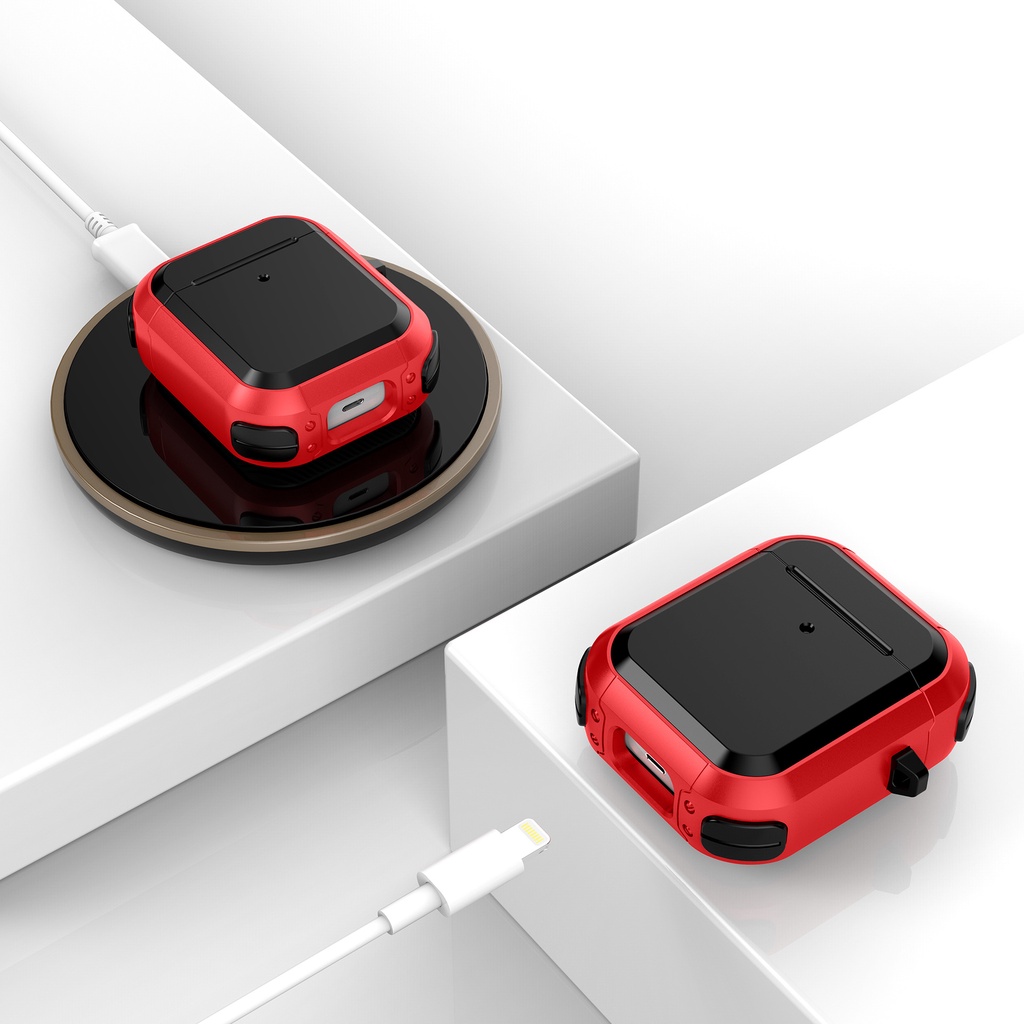 Ốp Bảo Vệ Chống Sốc Armor TPU PC Cho Airpods 1,2 / Airpods 3/ Airpods Pro