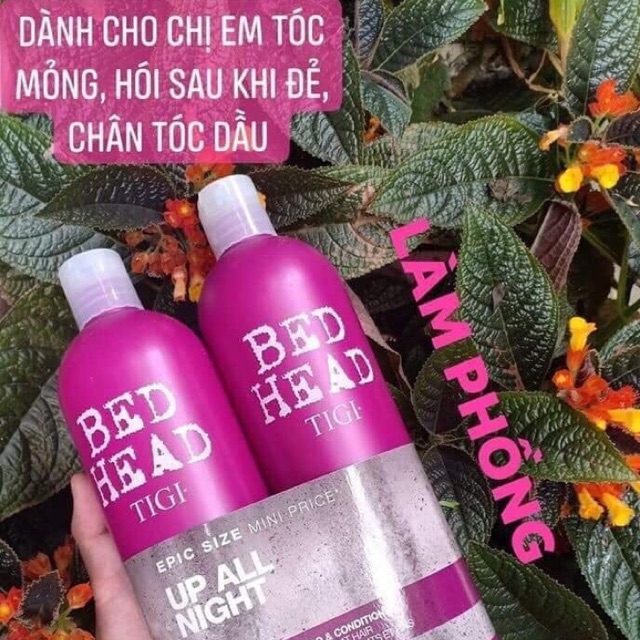 Cặp dầu gội Tigi tím