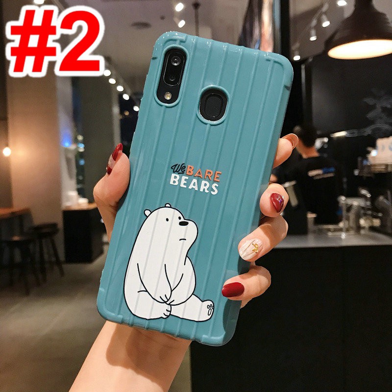 Casing Vivo Y55 Y55s S1 Y91C Y17 Y15 Y12 Y53 Y19 V17 Pro Cute Cartoon Bear Soft Case Cover