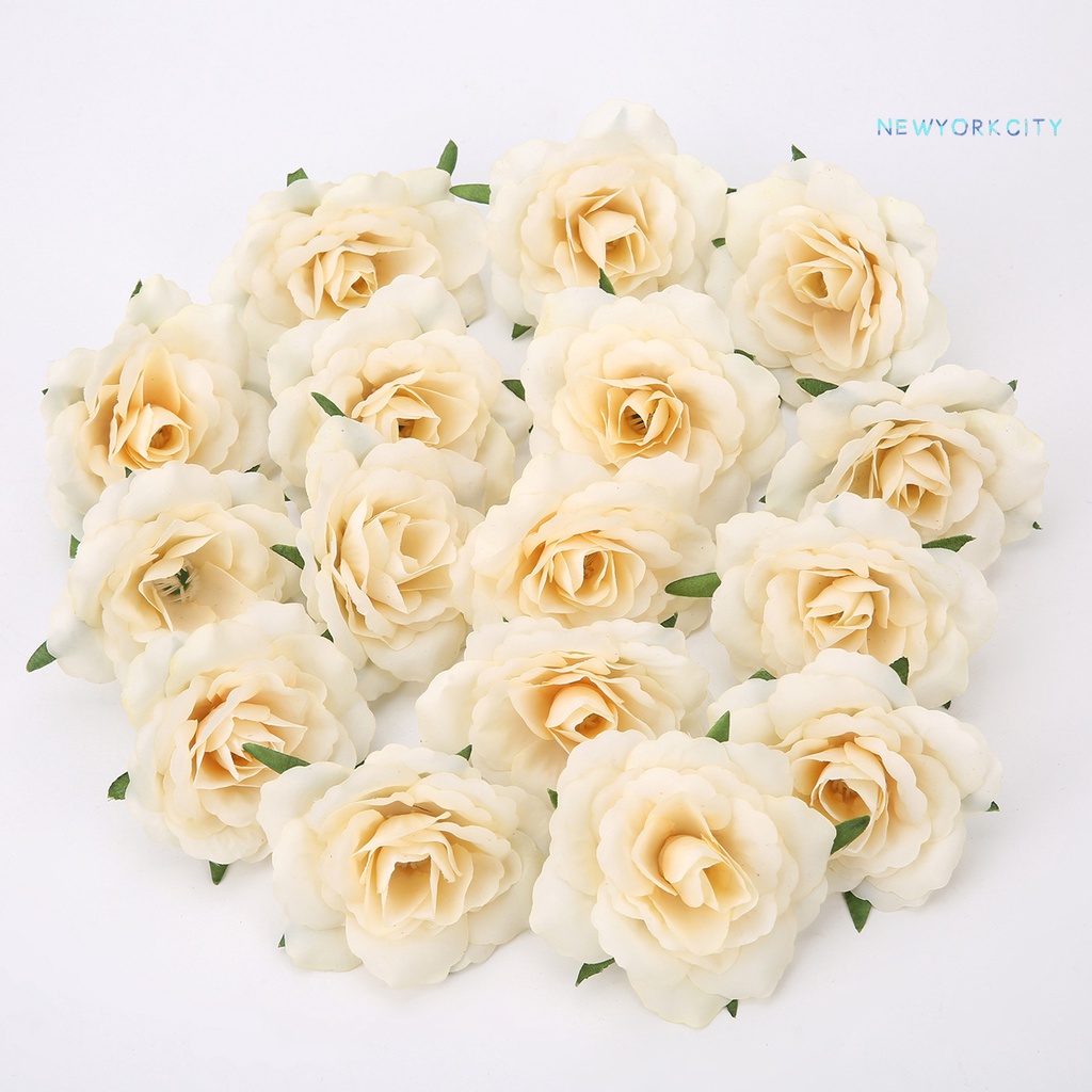 Bộ 10 Bông Hoa Hồng Nhân Tạo Kiểu Đầu Lâu Đa Năng