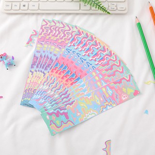 Sticker gợn sóng lấp lánh