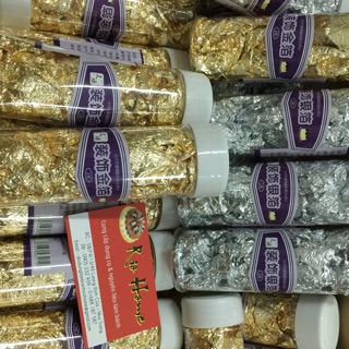 Lá Vàng , Lá Bạc trang trí bánh