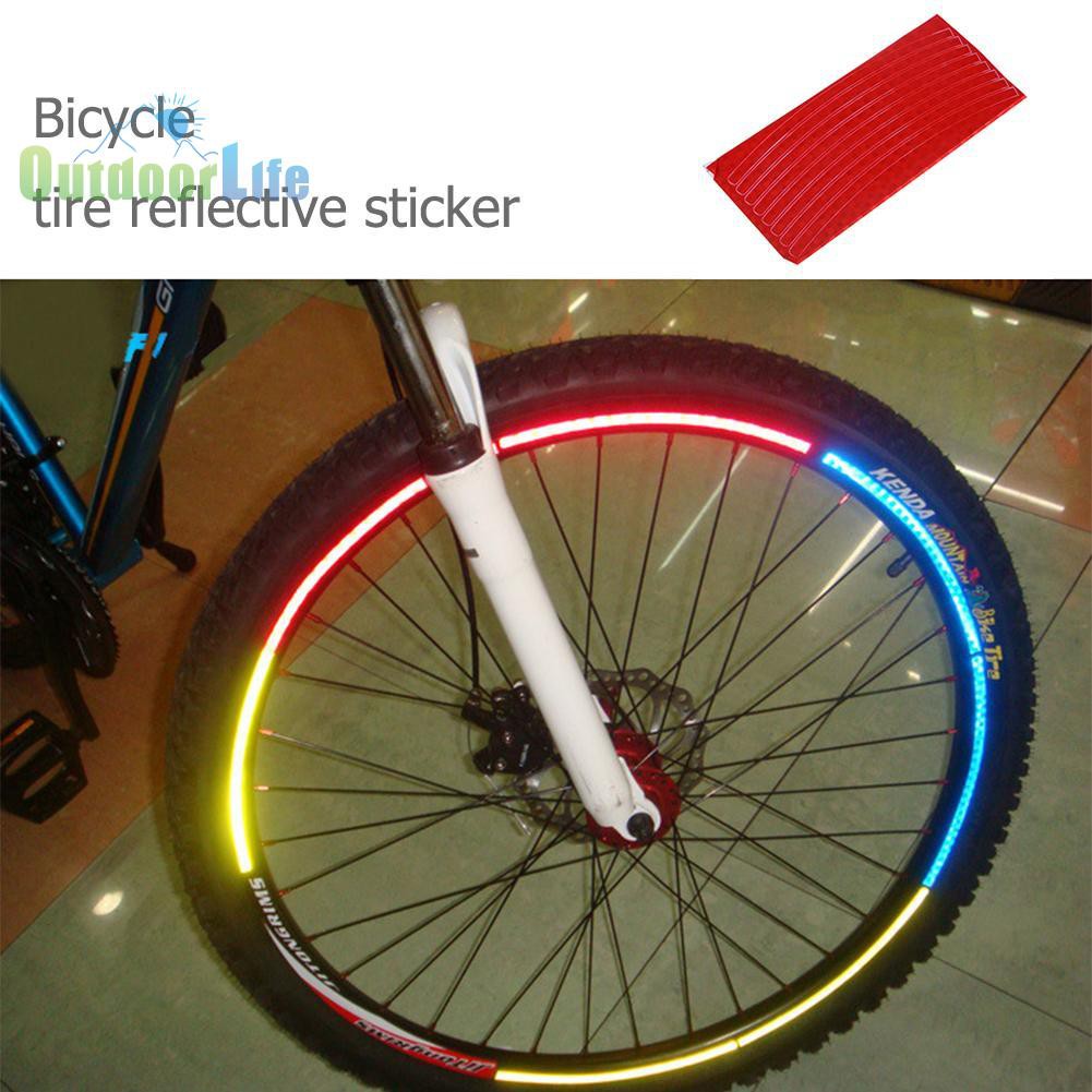 Miếng dán phản quang trang trí bánh xe đạp / xe máy | BigBuy360 - bigbuy360.vn