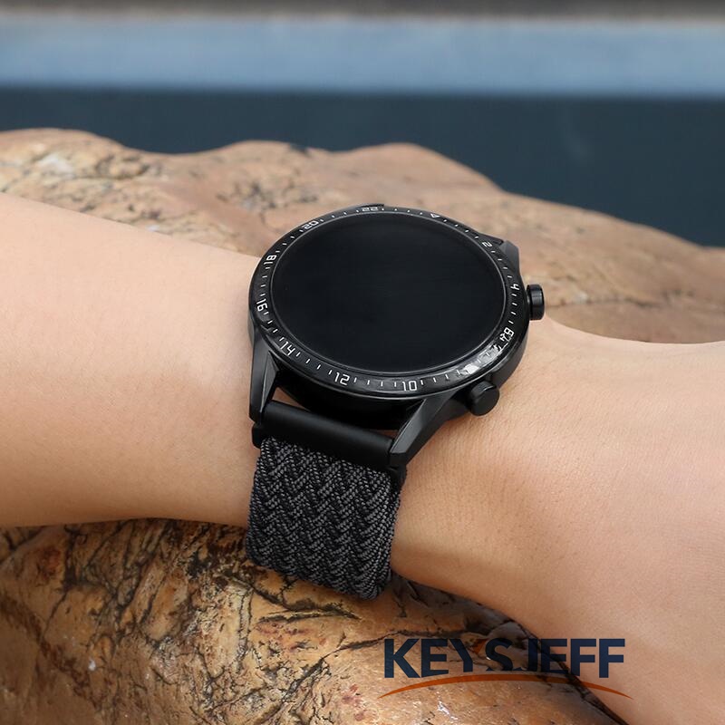 Dây Đeo Thay Thế Bằng Nylon Co Giãn Điều Chỉnh Được Cho Samsung Galaxy Watch 3 45mm/Huawei GT3/GT 2 46mm