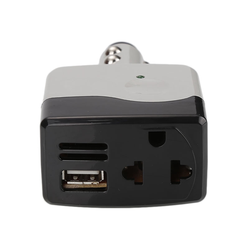 Đầu sạc tích hợp ổ cắm đa năng DC12/24V AC220V tiện dụng cho xe ô tô | BigBuy360 - bigbuy360.vn