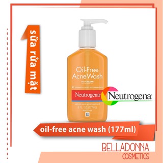 Sữa rửa mặt Neutrogena Oil-Free Acne Wash