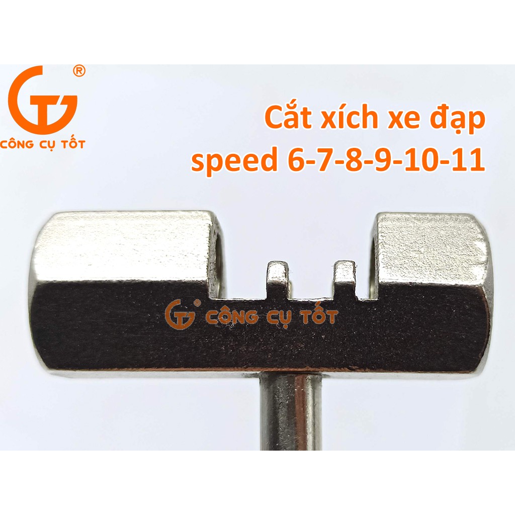 Vam cắt xích xe đạp thép các bon xi trắng TOOPRE TP211