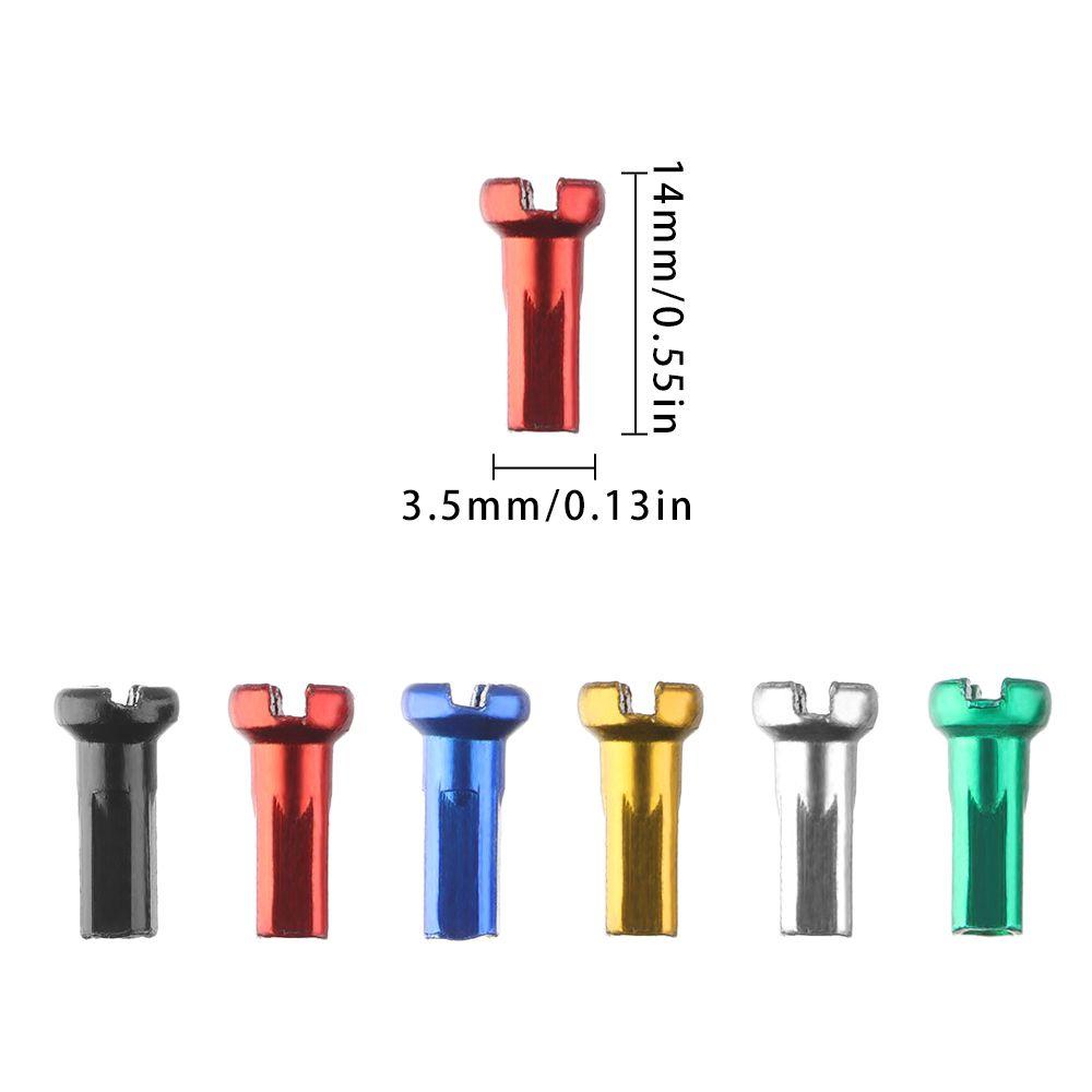 LEISURE Set 10 / 20 / 50 Núm Vú Giả 14mm Chuyên Dụng Cho Nan Hoa Xe Đạp Leo Núi