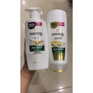 BỘ DẦU Cặp 2 chai Gội + Xả Pantene Thái lan nội địa 450ml