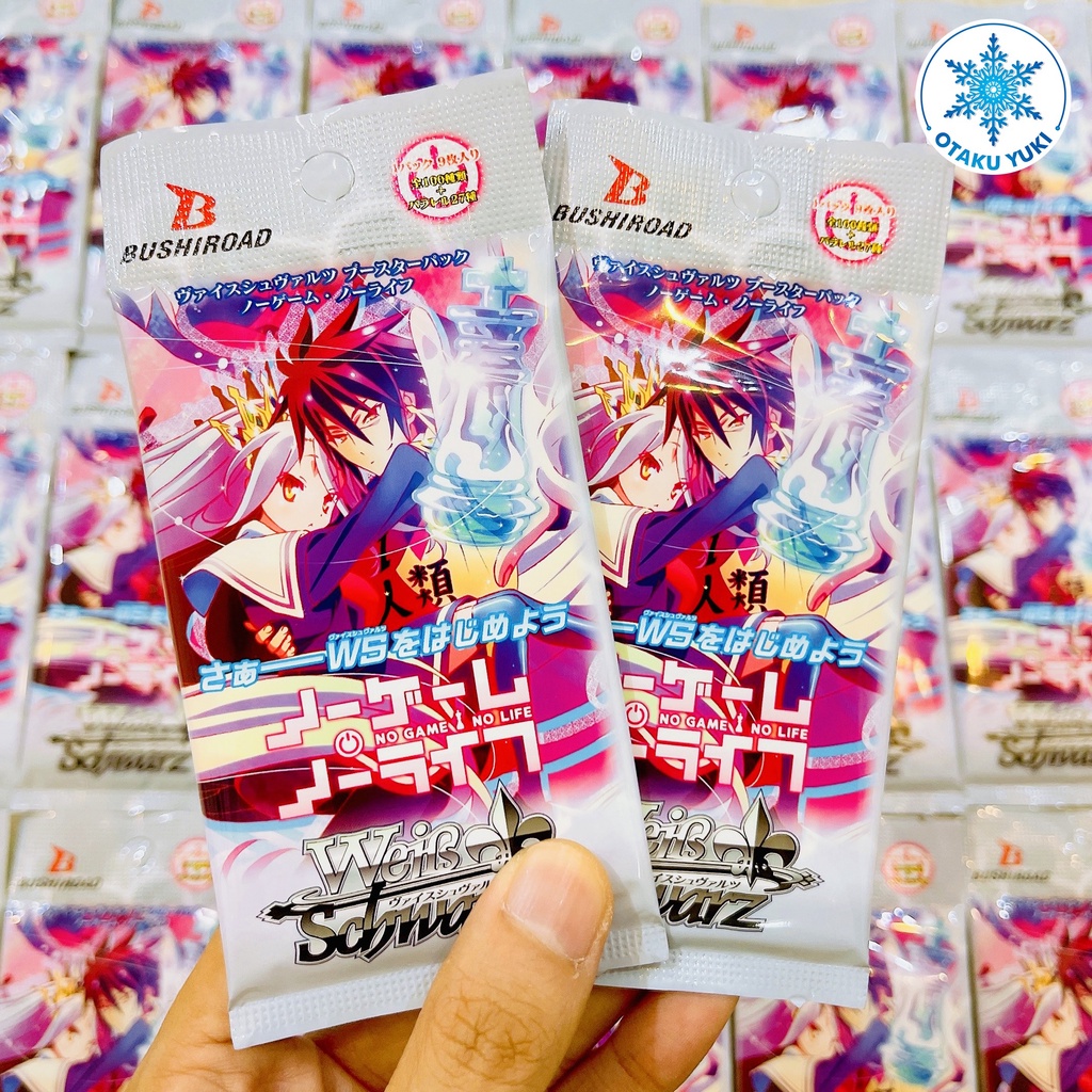 Chính Hãng] Gói Thẻ Nhân Phẩm No Game No Life (Weiss Schwarz) | Shopee Việt  Nam