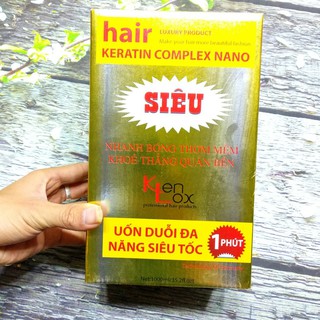 Thuốc uốn duỗi tóc kenlox keratin siêu tốc đa năng 2 trong 1 1000ml