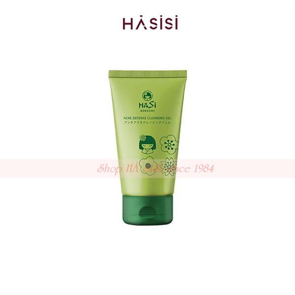 Gel Rửa Mặt Dành Cho Da Mụn HASI KOKESHI PUREDOLL ACNE DEFENSE CLEASING GEL 100ml