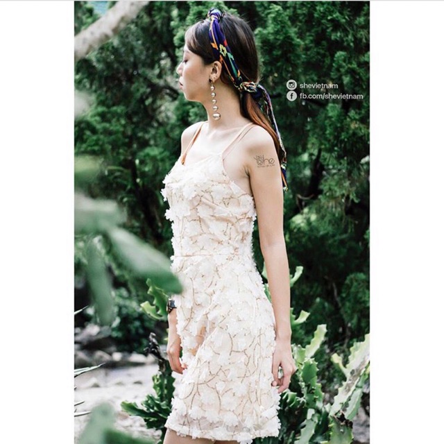 Đầm yếm hoa kết | SD649 |