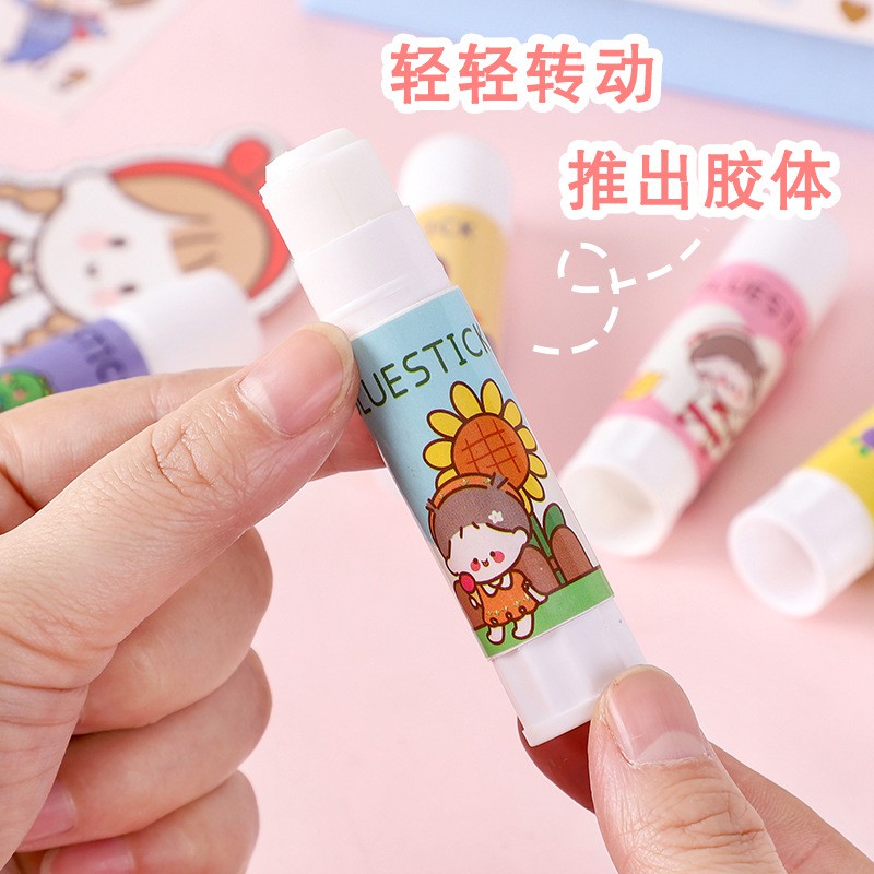 Hồ khô cute dạng bút dán giấy, trang trí DIY hình ảnh hoạt hình trang trí dễ thương BMbooks