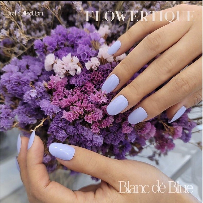 ♻️FREESHIP - CHÍNH HÃNG ♻️Bộ sản phẩm sơn gel cao cấp Hàn Quốc Blanc dé blue collection Flowertique ( 12 chai)