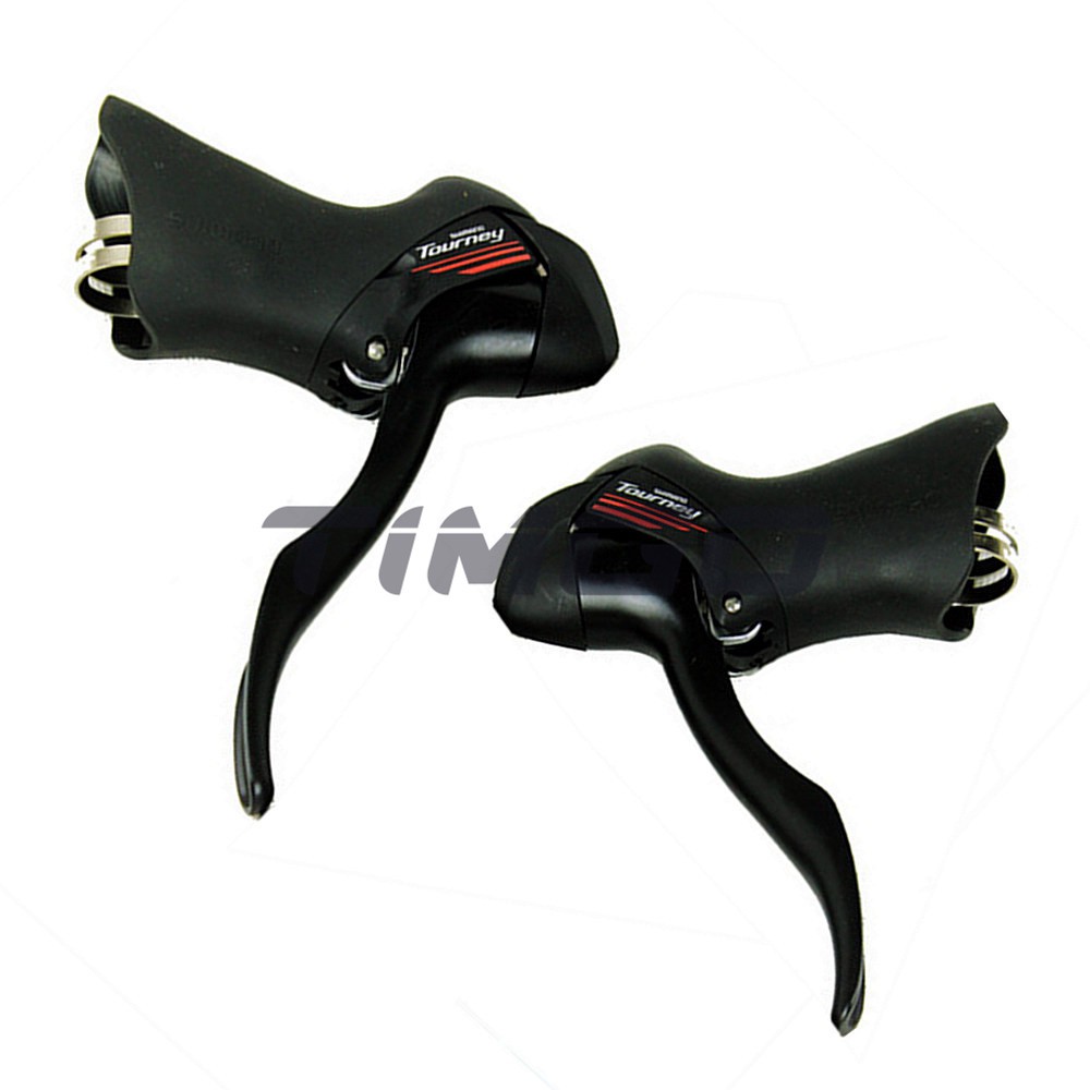 Tay Thắng Xe Đạp Shimano Tourney ST-A070 2X7 Tốc Độ Đen