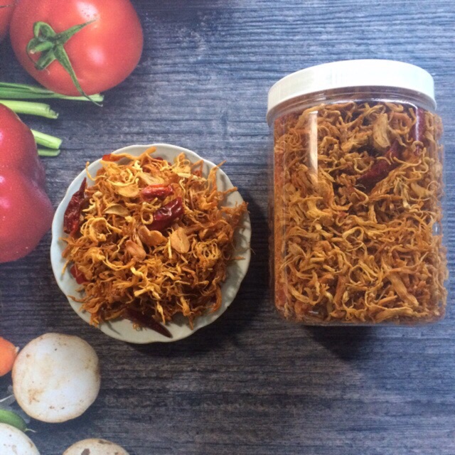 KHÔ GÀ TỨ XUYÊN BƠ TỎI zip 100G ( hàng chuẩn ngon ) | BigBuy360 - bigbuy360.vn