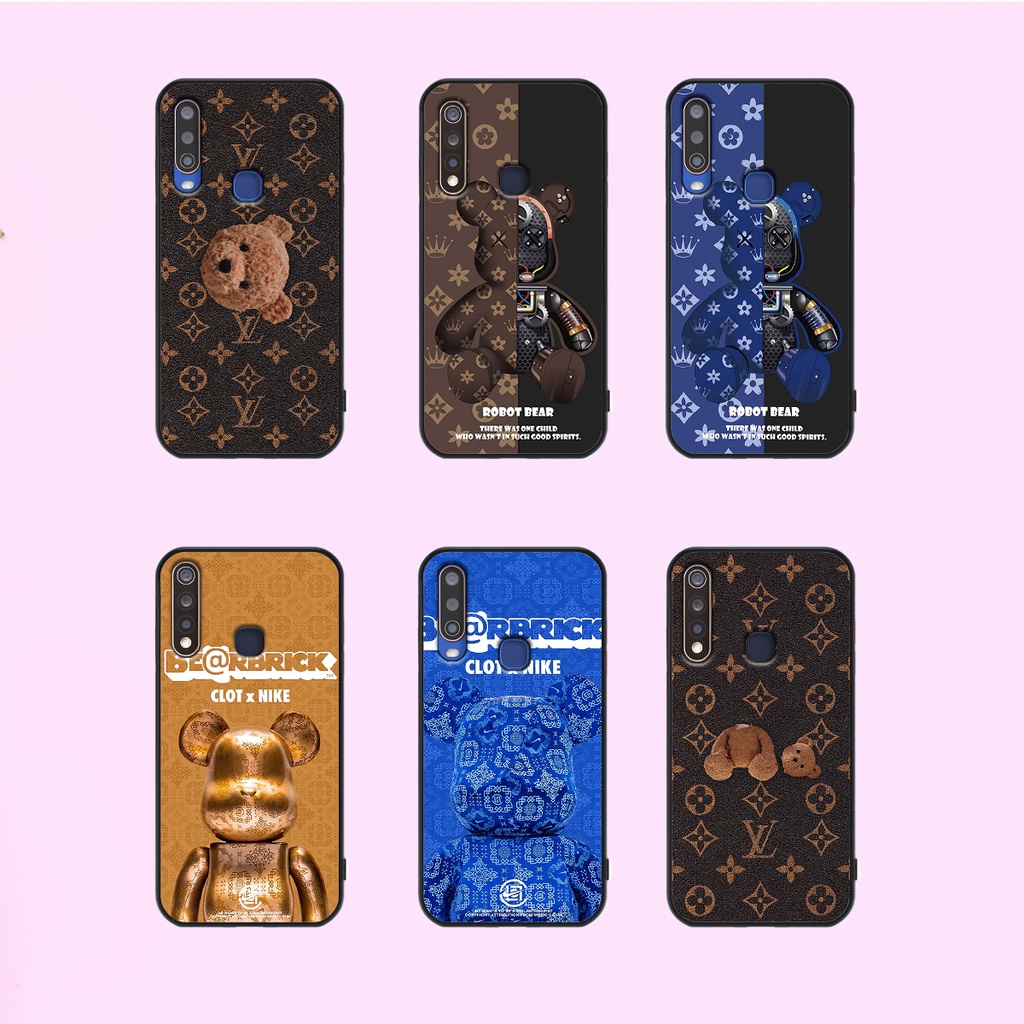 Ốp lưng Vivo U10 - Y12 - Y15 - Y17 - Y19 in hình gấu bearbrick thời trang cao cấp. ốp vivo rẻ bền đẹp