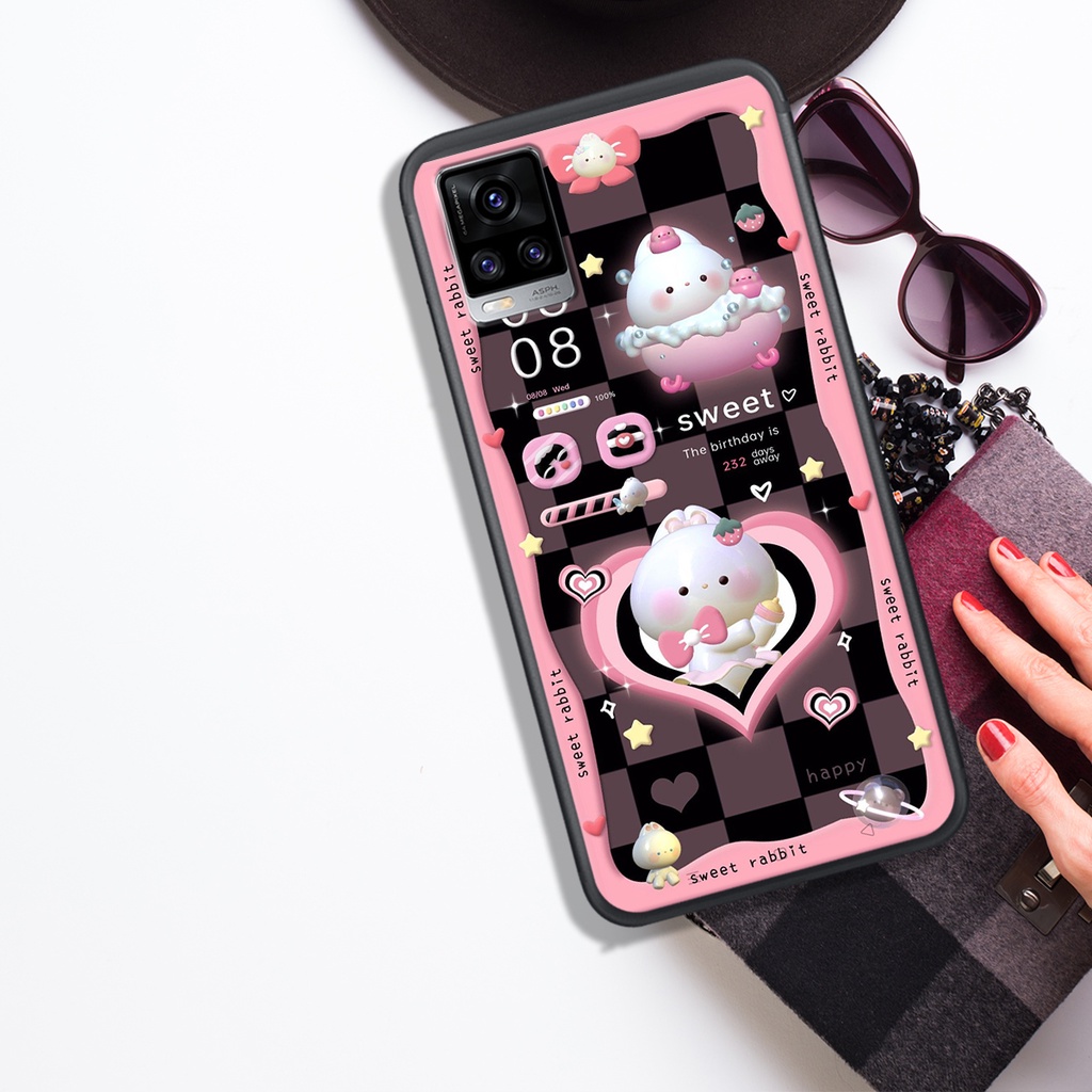 Ốp Lưng VIVO V19 - V20 - V21 5G - V23 5G - V23E , In Hình Gấu&Thỏ Siêu Cute và Đẹp.