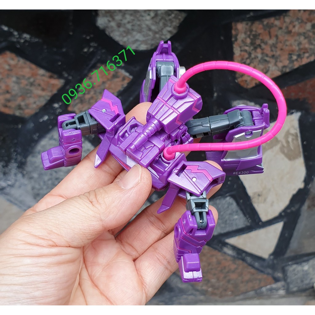 Robot biến hình màu tím nhiều bước Transformers - Hasbro