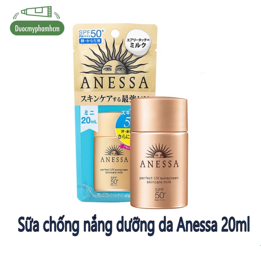 Sữa chống nắng bảo vệ hoàn hảo Anessa Perfect UV Sunscreen Skincare Milk 20ml