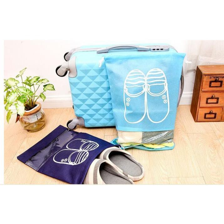 ☘ Túi đựng giầy dép khi đi du lịch chống bụi nước mưa tiện lợi cho giày sneaker