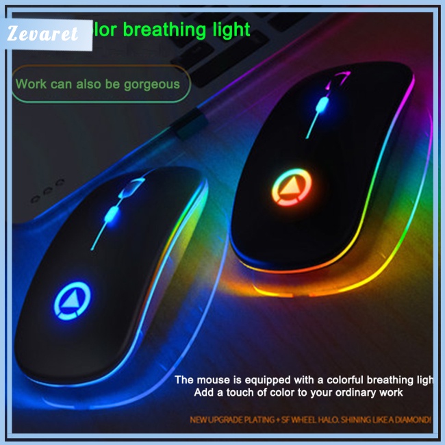 Chuột Quang Không Dây Zevaret 2.4G Cho Pc Laptop