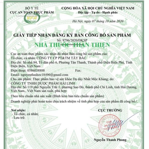 Dạ dày Nhất Mộc Khang - Hỗ trợ giảm acid dịch vị, bảo vệ niêm mạc dạ dày (100g)