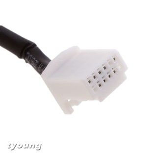 Bộ chuyển đổi âm thanh - sạc đa năng cd mp3 aux 6+6pin cho xe toyota