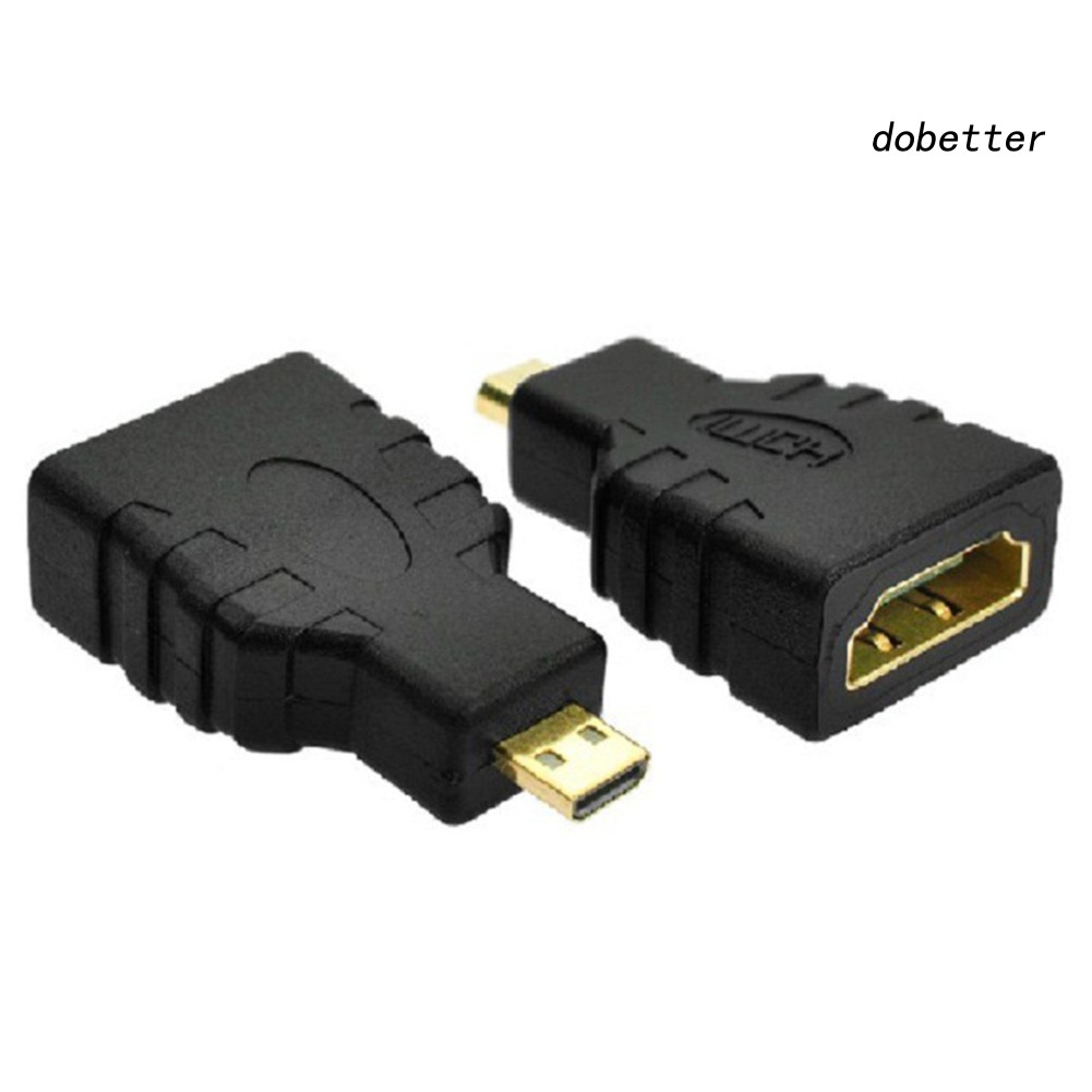 Đầu chuyển đổi mini từ micro HDMI sang HDMI dành cho TV máy tính bảng điện thoại