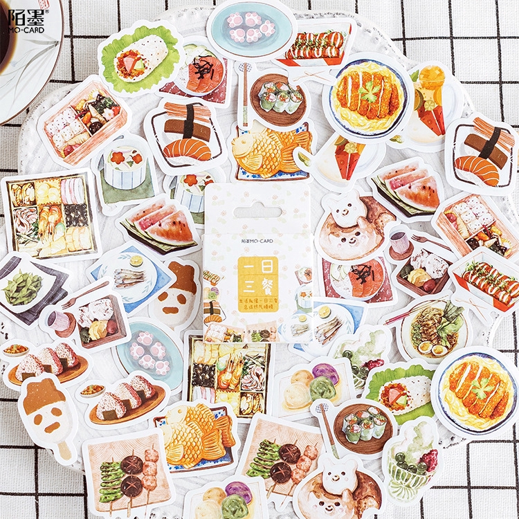 Set 46 miếng dán trang trí dễ thương