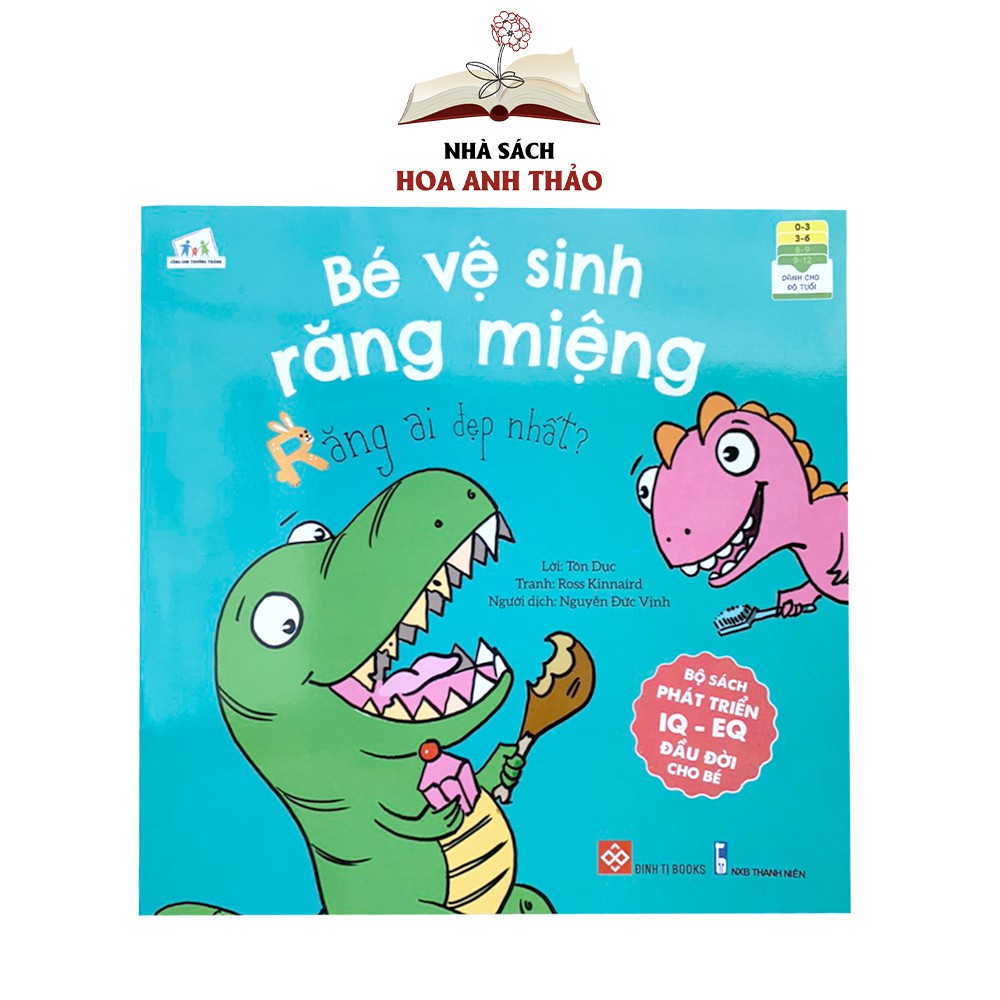 Sách - Bộ phát triển IQ EQ đầu đời cho bé nhiều chủ đề bồi dưỡng cảm xúc (Bộ 8 quyển)