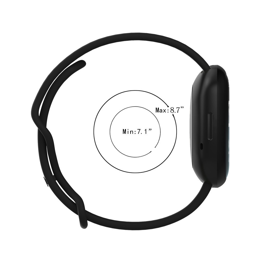 Dây Đeo Thay Thế Chất Liệu Silicon Màu Trơn Cho Fitbit Versa 3 4 Fitbit Sense 2