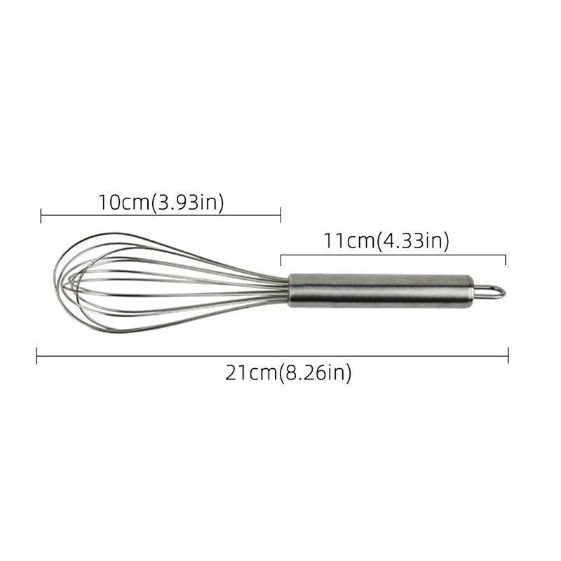 Cây đánh trứng bằng thép không gỉ 26cm