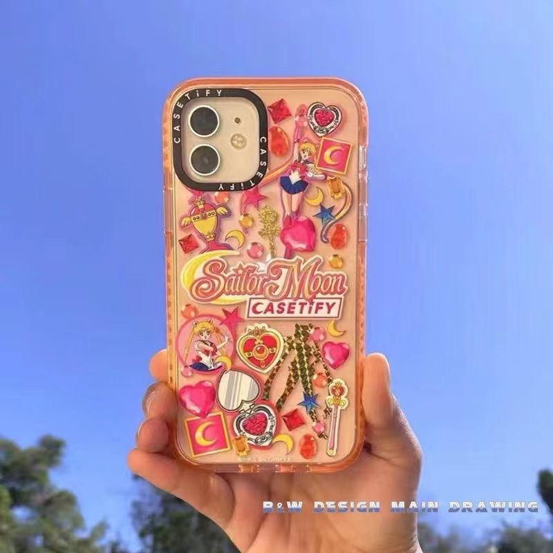 Ốp Điện Thoại Mềm Trong Suốt In Hình Thủy Thủ Mặt Trăng Hoạt Hình Cho iPhone 13 12 11 Pro MAX IX XS MAX XR 6 6s 7 8 Plus