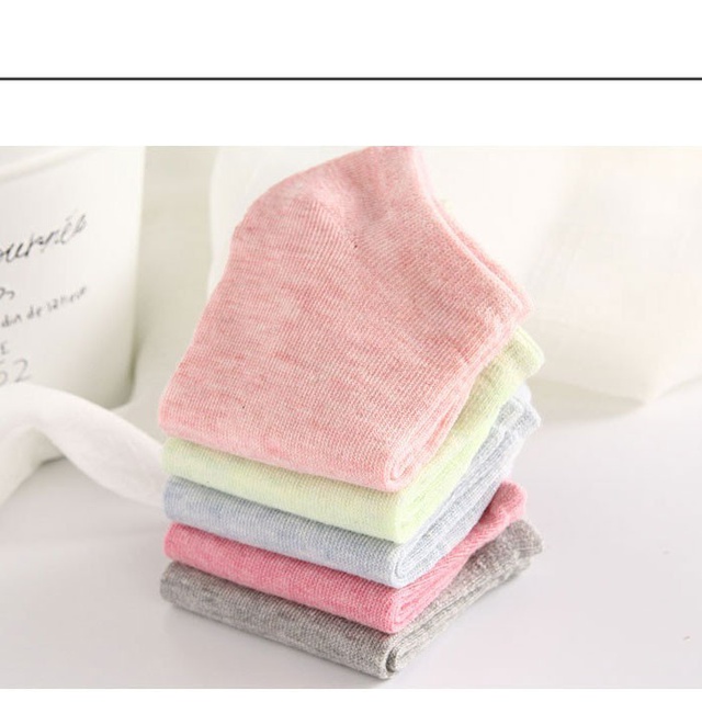 [COMBO 10 ĐÔI] Tất Nữ Cổ Ngắn chuẩn xuất Nhật, Vớ Nữ Cotton Co Giãn Cao Cấp, Mềm mịn, êm chân - CB024