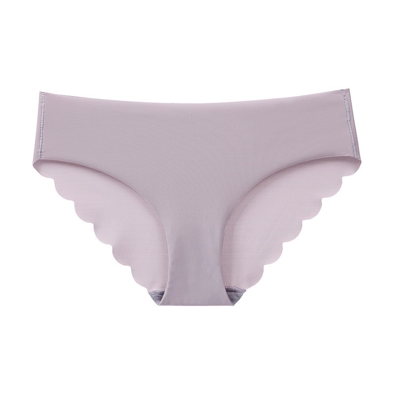Quần Lót Nữ Đúc Su Lụa Thun Lạnh không đường may viền sóng gợi cảm tôn dáng sexy mã 0233