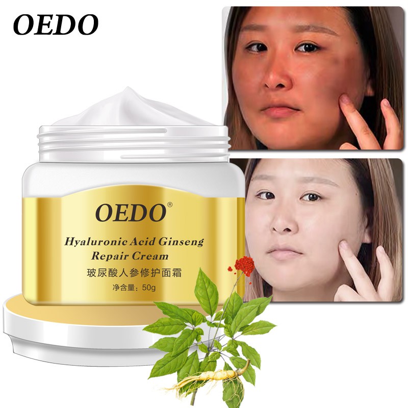 Kem Dưỡng Da Oedo Chiết Xuất Nhân Sâm Hyaluronic Acid Kiềm Dầu Làm Trắng Da Phù Hợp Cho Mọi Loại Da giúp da tươi sáng hồi Chống nhăn 50g