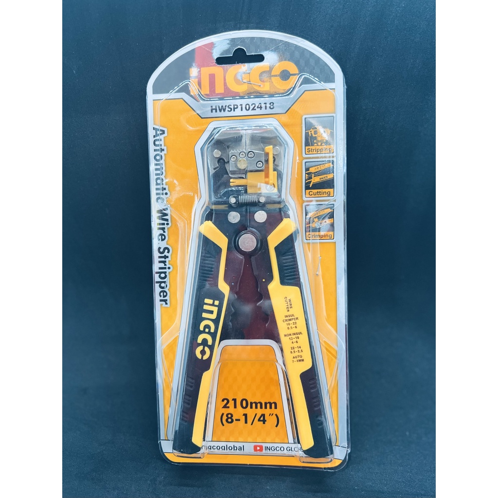 Kềm tuốt dây điện tự động HWSP102418 INGCO