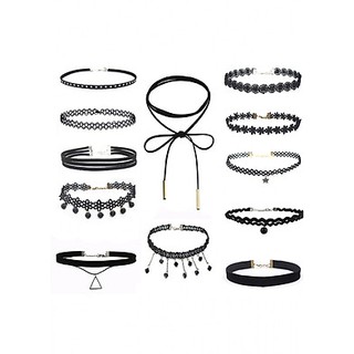 Set 12 vòng cổ choker nữ
