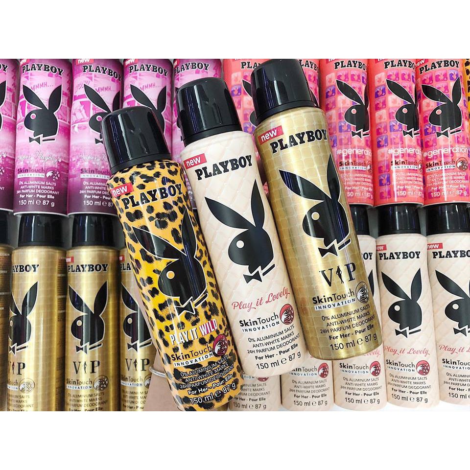 XỊT THƠM PLAYBOY NỮ 150ML.