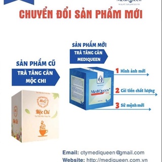 Trà thảo mộc tăng cân Mộc Chi ( Hộp mới Mediqeen tea )