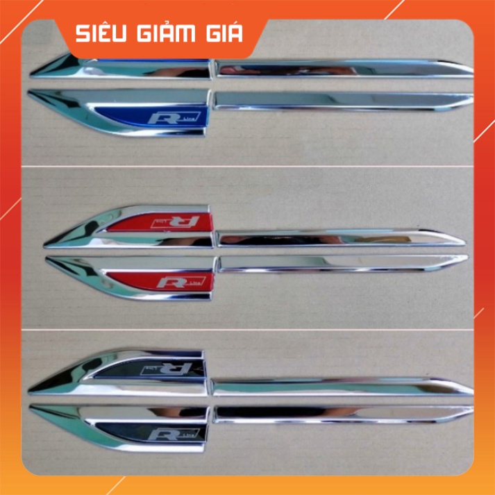 Bộ ốp 2  Mang Cá Hợp Kim Không gỉ,Lắp Cho Các Dòng Xe ,Kia, Hyunhdai, Toyota, Mazda, Ford, Honda HÀNG CAO CẤP